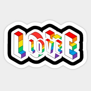 pride month love Sticker